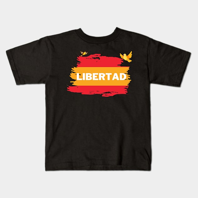 Española Libertad Kids T-Shirt by Proway Design